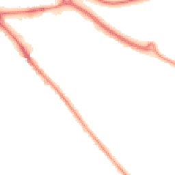 Night-time road noise heatmap for MK42 0DS