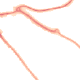 Night-time road noise heatmap for MK42 0DT