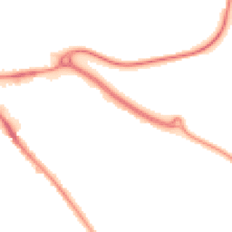 Night-time road noise heatmap for MK42 0DX