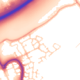 Daytime road noise heatmap for MK42 0EE