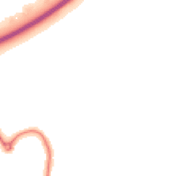 Night-time road noise heatmap for MK42 0EE