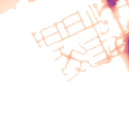 Daytime road noise heatmap for MK42 0FL