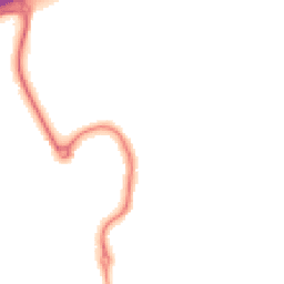 Night-time road noise heatmap for MK42 0GD