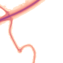 Night-time road noise heatmap for MK42 0GH