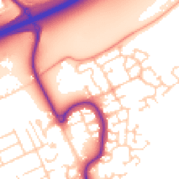 Daytime road noise heatmap for MK42 0GJ