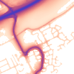Daytime road noise heatmap for MK42 0GN