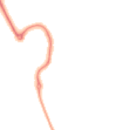 Night-time road noise heatmap for MK42 0GU