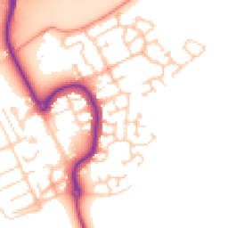 Daytime road noise heatmap for MK42 0GW