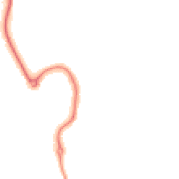 Night-time road noise heatmap for MK42 0GW
