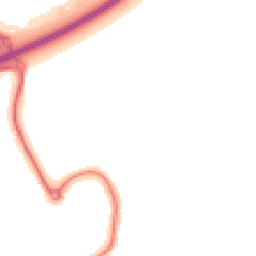 Night-time road noise heatmap for MK42 0GY