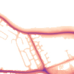 Daytime road noise heatmap for MK42 0HD