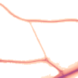 Night-time road noise heatmap for MK42 0HG