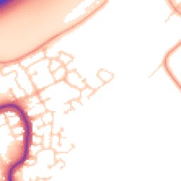 Daytime road noise heatmap for MK42 0HU