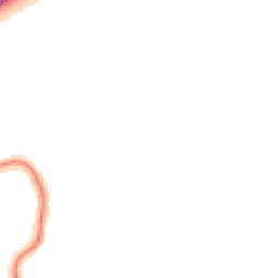 Night-time road noise heatmap for MK42 0HU