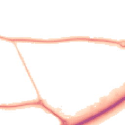 Night-time road noise heatmap for MK42 0LQ