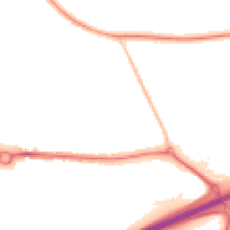 Night-time road noise heatmap for MK42 0NA