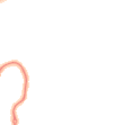 Night-time road noise heatmap for MK42 0PH