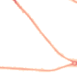 Night-time road noise heatmap for MK42 0QR