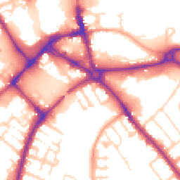 Daytime road noise heatmap for MK42 0RJ