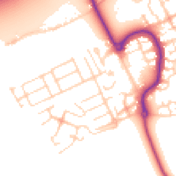 Daytime road noise heatmap for MK42 0SZ