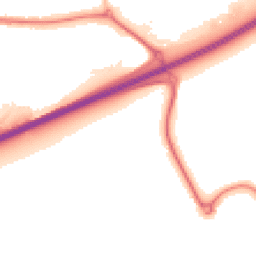 Night-time road noise heatmap for MK42 0TA