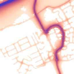 Daytime road noise heatmap for MK42 0TP
