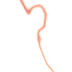 Night-time road noise heatmap for MK42 0TW