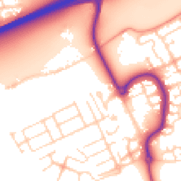 Daytime road noise heatmap for MK42 0UG