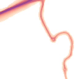 Night-time road noise heatmap for MK42 0UG