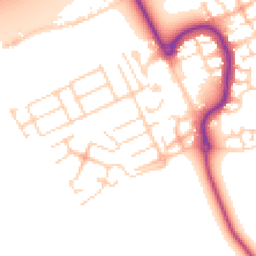 Daytime road noise heatmap for MK42 0UL