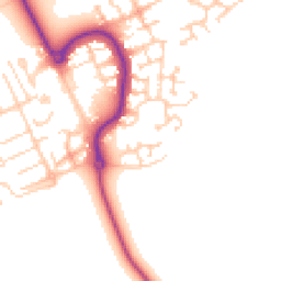 Daytime road noise heatmap for MK42 0WF