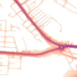 Daytime road noise heatmap for MK42 0YQ