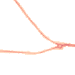 Night-time road noise heatmap for MK42 0YQ