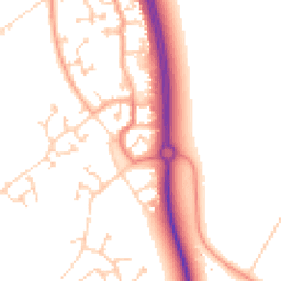 Daytime road noise heatmap for MK42 6AR
