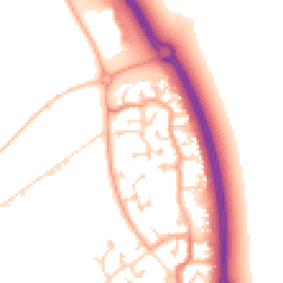 Daytime road noise heatmap for MK42 6AY