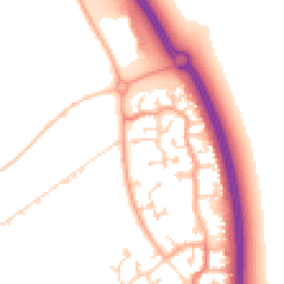Daytime road noise heatmap for MK42 6BL