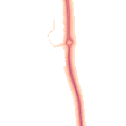 Night-time road noise heatmap for MK42 6DH