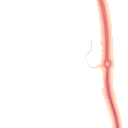 Night-time road noise heatmap for MK42 6DL