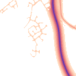 Daytime road noise heatmap for MK42 6DY