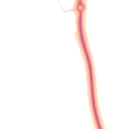 Night-time road noise heatmap for MK42 6EE