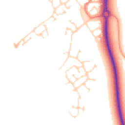Daytime road noise heatmap for MK42 6FF