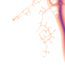 Daytime road noise heatmap for MK42 6FY