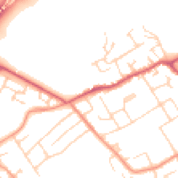Daytime road noise heatmap for MK42 7BN
