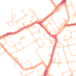 Daytime road noise heatmap for MK42 7EP