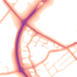 Daytime road noise heatmap for MK42 7FG