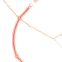 Night-time road noise heatmap for MK42 7FG