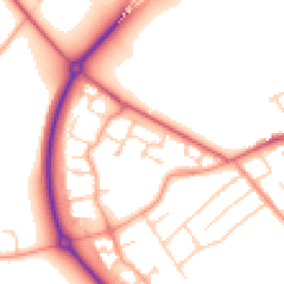 Daytime road noise heatmap for MK42 7FN