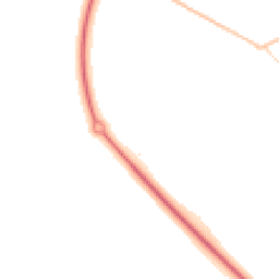 Night-time road noise heatmap for MK42 7GE