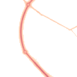 Night-time road noise heatmap for MK42 7LY