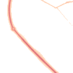 Night-time road noise heatmap for MK42 7NG